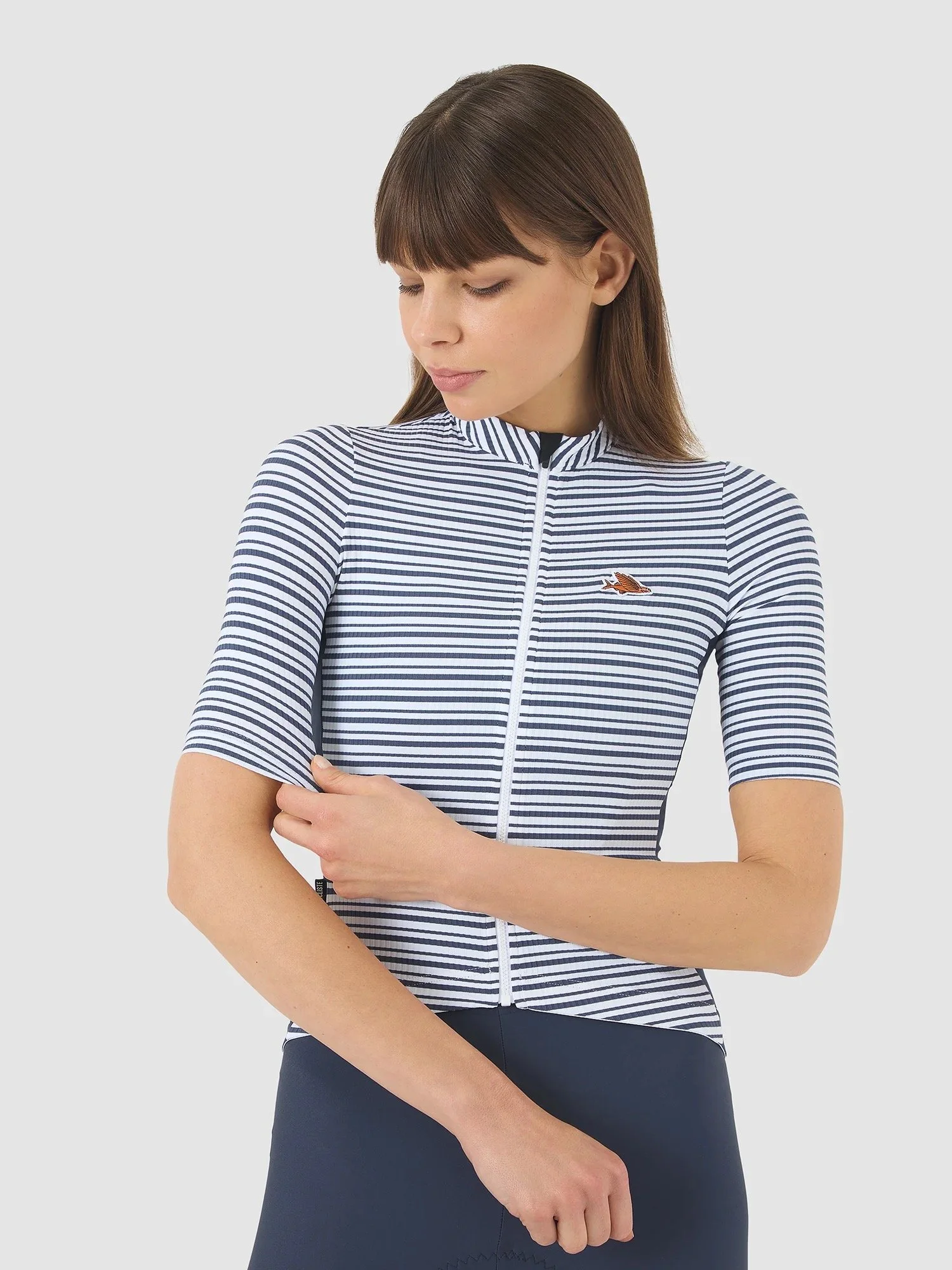 Café du Cycliste Claudette Women M Women's Cycling Jersey Claudette White – Café du Cycliste | US